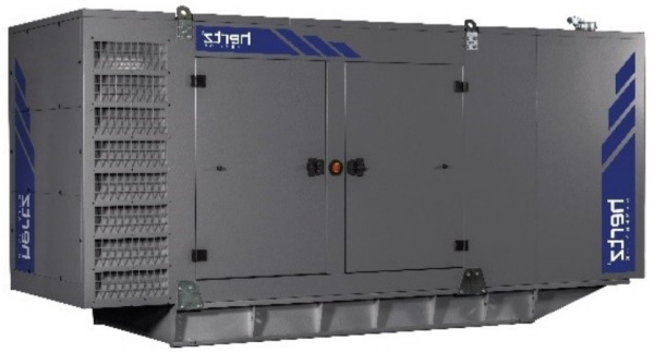 Дизельный генератор Hertz HG 450 DL в кожухе